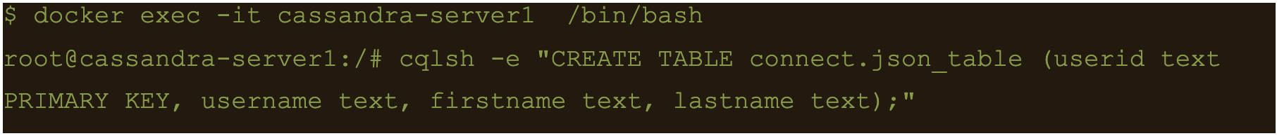CREATE TABLE connect.json_table
